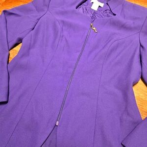 🇺🇸Vintage Gantos Purple Blazer Size 6
